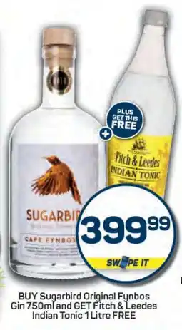 Pick n Pay Sugarbird Original Fynbos Gin 750ml offer