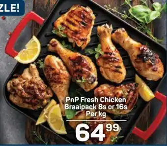 Pick n Pay PnP Fresh Chicken Braaipack 8s or 16s offer