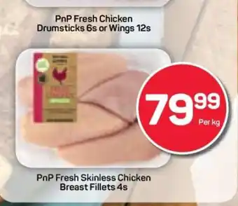 Pick n Pay PnP Fresh Skinless Chicken Breast Fillets 4s offer