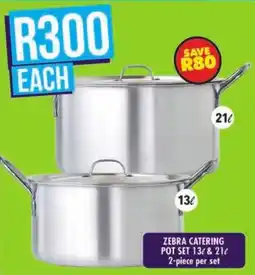 Shoprite Zebra catering pot set offer