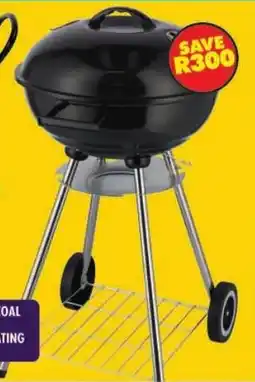 Shoprite Bushbaby charcoal kettle grill with enamel coating offer