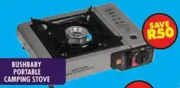 Shoprite Bushbaby portable camping stove offer
