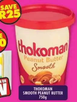 Shoprite Thokoman smooth peanut butter offer