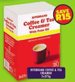 Shoprite Ritebrand coffee & tea creamer offer