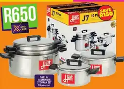 Shoprite Hart j7 aluminium stewpan set offer