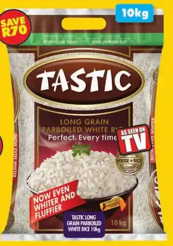 Shoprite Tastic long grain parboiled white rice offer