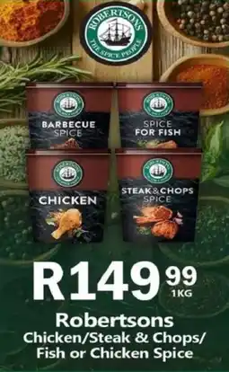 Take 'n Pay Robertsons Chicken/ Steak & Chops/ Fish or Chicken Spice offer