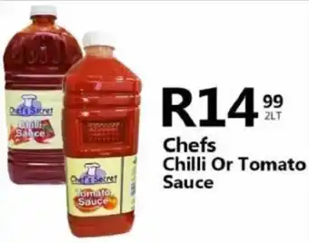 Take 'n Pay Chefs Chilli Or Tomato Sauce offer