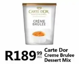 Take 'n Pay Carte Dor Creme Brulee Dessert Mix offer