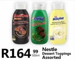 Take 'n Pay Nestle Dessert Toppings Assorted offer