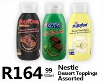 Take 'n Pay Nestle Dessert Toppings Assorted offer