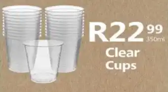 Take 'n Pay Clear Cups offer