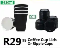 Take 'n Pay Coffee Cup Lids Or Ripple Cups offer