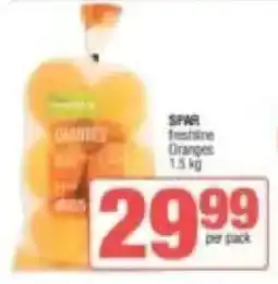 KwikSpar SPAR freshline Oranges offer