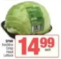 KwikSpar SPAR freshline Crisp Head Lettuce offer