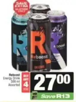 KwikSpar Reboost Energy Drink offer