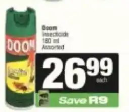 KwikSpar Doom Insecticide Assorted offer