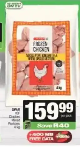 KwikSpar SPAR IQF Chicken Mixed Portions offer