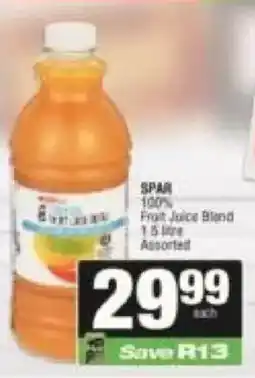 KwikSpar SPAR 100% Fruit Juice Blend offer