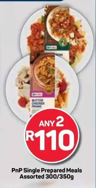 Pick n Pay PnP Single Prepared Meals Assorted 300/350g offer