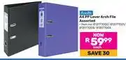 Game Bantex A4 PP Lever Arch File Assorted-Each offer