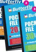 Game Butterfly 20 Page A4 Pocket File Display Book offer