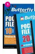 Game Butterfly 10 Page A4 Pocket File Display Book offer