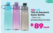 Game Go Pure 720ml Aqualock Water Bottle-Each offer
