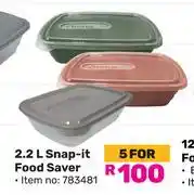 Game Otima 2.2L Snap It Food Saver-For 5 offer