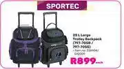Sportec 25L Large Trolley Backpack (797-70SB/797-70SG)-Each