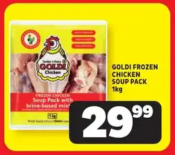 Usave Goldi frozen chicken soup pack offer