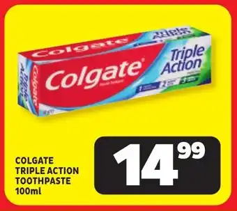 Usave Colgate triple action toothpaste offer