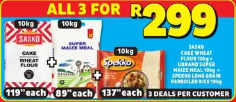 Usave All 3 for R299 offer