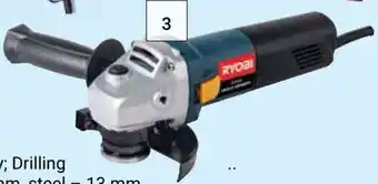Builders Warehouse RYOBI 900W 115 mm Angle Grinder offer