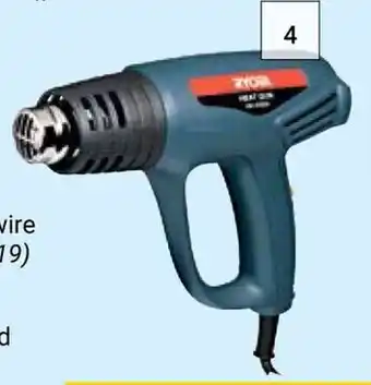 Builders Warehouse RYOBI 2000W Heat Gun offer