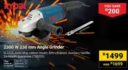 Builders Warehouse RYOBI 2300W 230 mm Angle Grinder offer