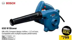 Builders Warehouse BOSCH 650 W Blower offer