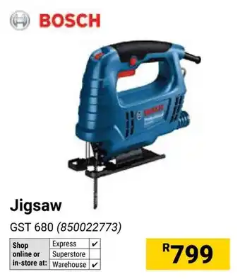 Builders Warehouse BOSCH Jigsaw offer