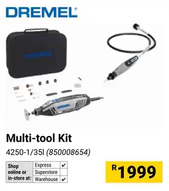 Builders Warehouse DREMEL Multi-tool Kit offer