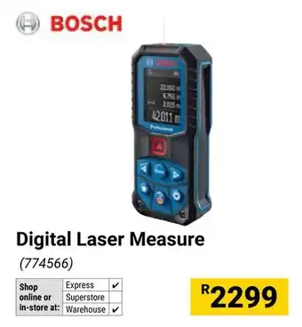 Builders Warehouse BOSCH Digital Laser Measure offer