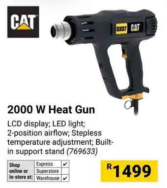CAT 2000 W Heat Gun