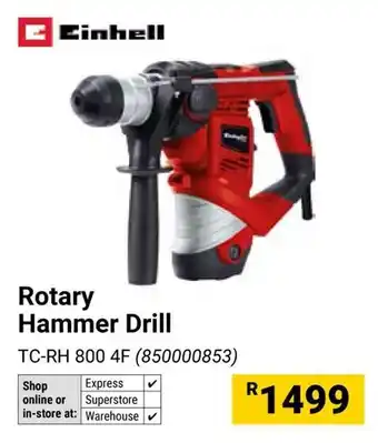 Builders Warehouse Einhell Rotary Hammer Drill offer