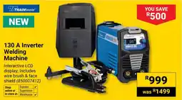Builders Warehouse TRADEWeld 130 A Inverter Welding Machine offer