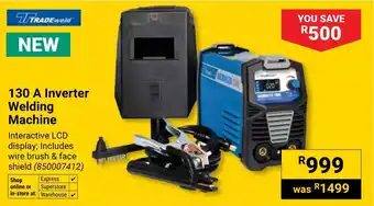 TRADEWeld 130 A Inverter Welding Machine