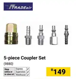 Builders Warehouse TRADEair Coupler Set offer