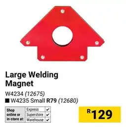 Builders Warehouse Large Welding Magnet offer