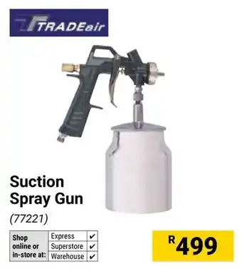 Builders Warehouse TRADEair Suction Spray Gun offer