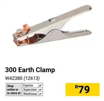 Builders Warehouse 300 Earth Clamp offer