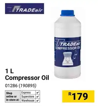 TRADEair Compressor Oil