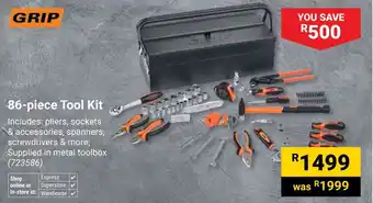Builders Warehouse GRIP Tool Kit offer